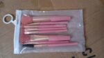 8 Pcs Mini Makeup Brush Set With Case, Portable Foundation Brush Kit Travel, Premium Synthetic Bristles Cosmetic Brush Set For Powder Blending Blush Eyeshadow Lipstick (Mix Color 8 Pcs Set) - Image 12