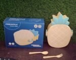 Kids Lunch Box Cute Pineapple Shaped Bento Box With Fork Spoon Snack Candy Container Microwave Portable Office Lunch Box (1 Pc / With Spoon, Fork & Color Box) - Image 10