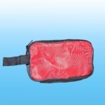 0845 Portable Travel Hand Pouch/Shaving Kit Bag for Multipurpose Use (Red)