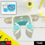 Multifunctional Holder With 4 Screw Wall Mounted Broom Organizer Cleaning Tools Holder Hanger, Hanging Hook For Bathroom Kitchen, Multi Function Holder Garage Clip Bike Hanger Wall Mount Set (1 Pc) - Image 2