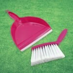Mini Dustpan Supdi With Brush Broom Set For Multipurpose Cleaning, Cleaning Broom Brush And Dustpan | Sweep Set For All Surfaces, For Cleaning Tool For Desk, Car & Animal Waste Etc (2 Pc Set)
