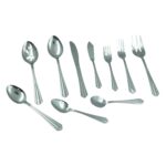 2769 45Pc Stainless steel Flatware Set Used For Dinner, Breakfast And Lunch Purposes In All Kinds Of Places.