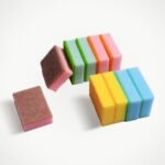 Kitchen Dish Bowl Cleaning Sponge, Durable, Suitable For Home Kitchen Use, Special Design, Meet Different Cleaning Requirements (10Pc)