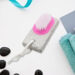 Hand And Foot Brush With Pumice Stone To Remove Dead Skin & Callus Stone Foot Scrubber Pedicure Brush For Dead Skin