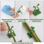 6156L Plant Climbing Wall Clips Self-Adhesive Money Plant Support Clips Vine Plant Climbing Fixing Clip