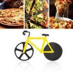Stainless Steel Bicycle Shape Unbreakable Handle Pizza Cutter | Pastry Cutter | Pizza Slicer With Grip On Handle And Stainless Steel Blade (1 Pc)