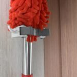 0198 B Invisible Mop Hanger used in all kinds of place like houses, offices, general stores for holding and hanging various mops and stuffs easily.