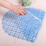 4933 Nonslip Soft Rubber Bath Mat for Bathtub and Shower, Anti Slip Bacterial Anti Bacterial Machine Washable PVC Bath Mat