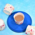 4940 Multi Color Printed Disposable Paper Cups for Tea/Coffee