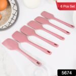 Multipurpose Silicone Spoon, Silicone Basting Spoon Non-Stick Kitchen Utensils Household Gadgets Heat-Resistant Non Stick Spoons Kitchen Cookware Items For Cooking And Baking (6 Pcs Set) - Image 5