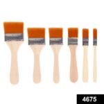 4675 Artistic Flat Painting Brush - Set of 6