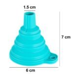 4677 Silicone Funnel for Kitchen Use Oil Pouring Sauce Water Juice