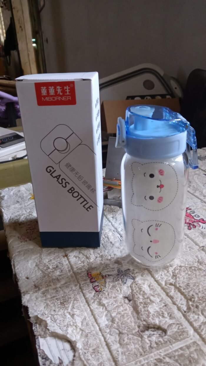 Anti-Leak Glass Water Bottle for Kids - Image 6