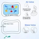 8090 Baby Water Mat Inflatable Baby Play Mat Activity Center for Infant Baby Toys 3 to 15 Months, Baby Gifts for Boys Girls(Assorted Design)