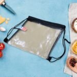 Multipurpose Plastic Waterproof Pouch Bag, Transparent Stadium Bag Clear String Bag For Gym Concert Travel Beach Swimming Sport