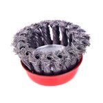 195 Wire Wheel Cup Brush (Black)