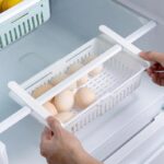 2336A EXPANDABLE ADJUSTABLE MULTIPURPOSE FRIDGE STORAGE BASKET ( 2 pc )