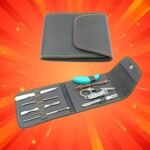 9Pc Nail Clipper Kit, Fingernail Clipper, Manicure Set, Stainless Steel Nail Cutter Set ,Manicure Toe Nail Clippers Care Tools With Lightweight And Beautiful Travel Case (9Pc Set)