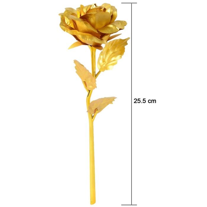 0879 B Golden Rose used in all kinds of places like household, offices, cafe's, etc. for decorating and to look good purposes and all.