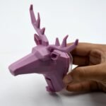 Animal Shaped Adhesive Hooks, Animal Head Wall Decor Wall Hooks Sticky Hangers Nail Free Bathroom Hooks For Coat Hats Keys Bags Purse Towels Decorative Gift (Hippo , Elephant , Deer )