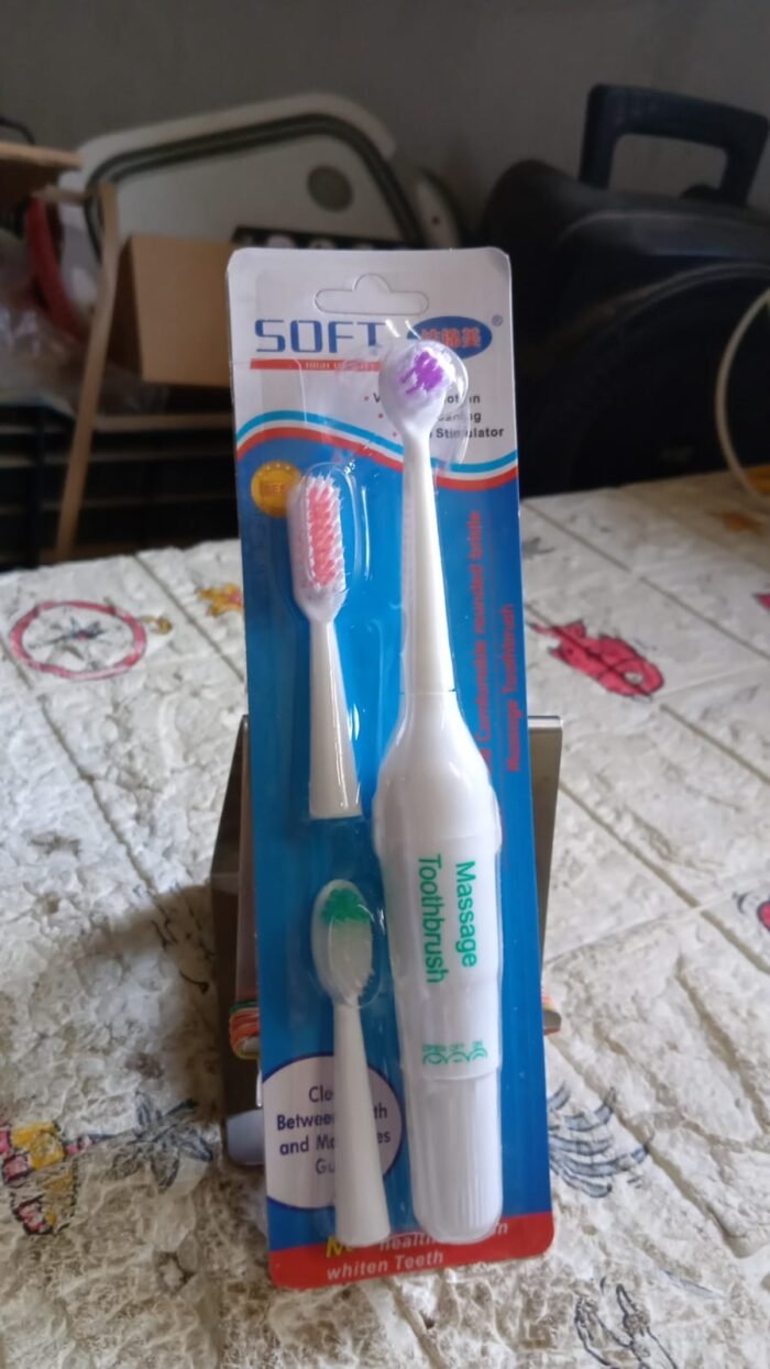 Advanced Electric Toothbrush for Adults and Teens - Superior Plaque Removal & Gum Health, Battery Operated, Travel-Friendly - Image 7