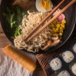 2952 Designer Natural Round Bamboo Reusable Chopsticks