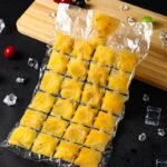 Disposable Ice Cube Bags with Stackable Self-Sealing Design for Effortless and Versatile Ice Making