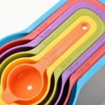 0811A Plastic Measuring Spoons for Kitchen (6 pack)