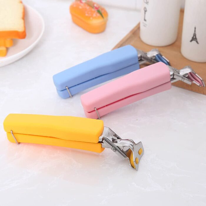Hot Dish Plate Clip Stainless Steel Plate Tongs Bowl Clips Pan Dish Gripper Clips Hot Plate Bowls Clamp Holder Tong For Home, Kitchen - Image 1