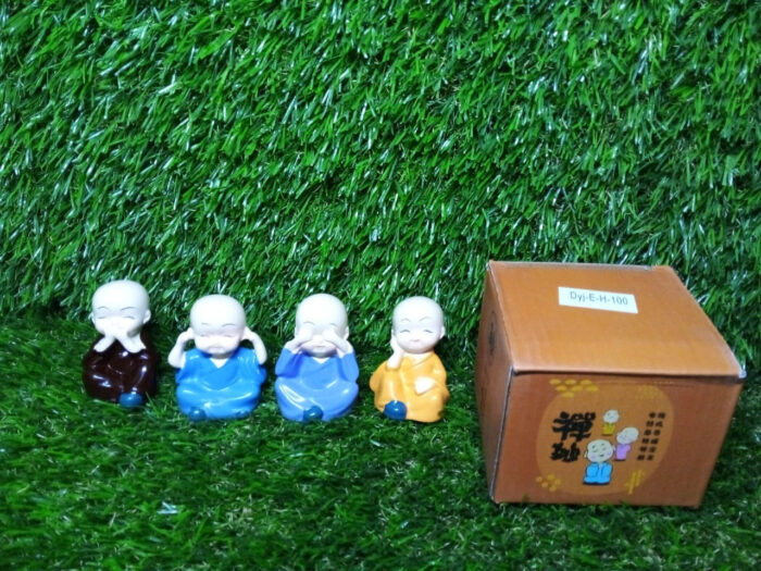 Baby Buddha 4Pc And Show Piece Used For House, Office And Official Decorations Etc. - Image 8