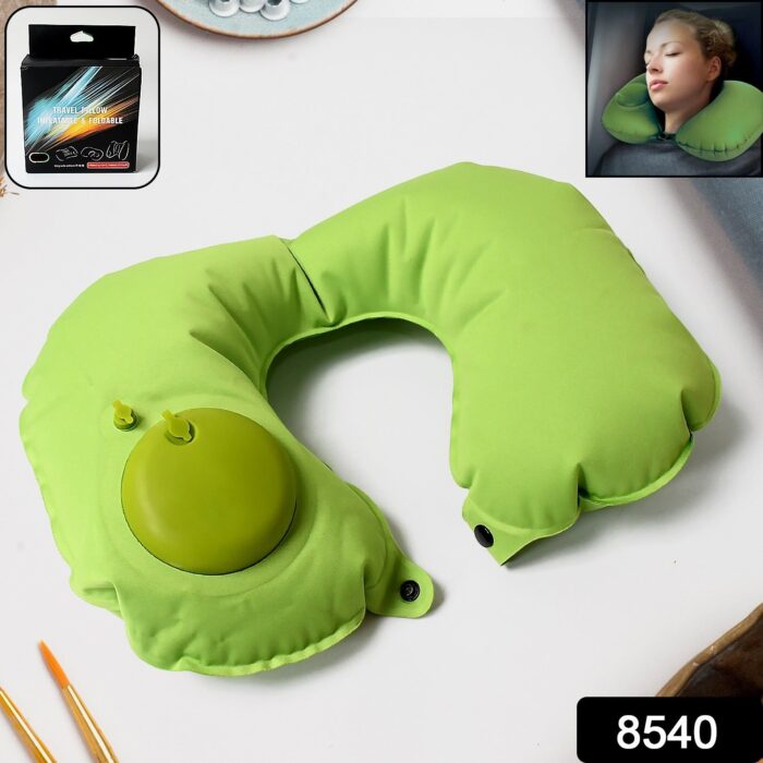 Inflatable & Foldable U Shape Travel Pillow - Image 2