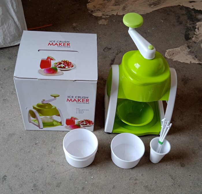 Miracle Small Plastic Ice Gola Maker Ice Snowmaker Machine | Ice Crusher | Indoor Outdoor Manual With Steel Blade & Anti Slip Grip (1 Pc) - Image 7