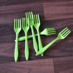 2839 Small plastic 6pc Serving Fork Set for kitchen