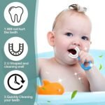 4002 U Shaped Toothbrush for Kids, 2-6 Years Kids Baby Infant Toothbrush, Food Grade Ultra Soft Silicone Brush Head