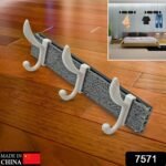 Cloth Hanger, Wall Door Hooks Rail For Hanging Clothes For Hanging Hook Rack Rail, Extra Long Coat Hanger Wall Mount For Clothes, Jacket, Hats, 6 Hook