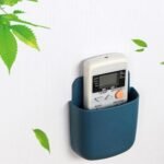 1374 Wall Mounted Storage Case with Mobile Phone Charging Port Plug Holder - Pack of 4 Pcs