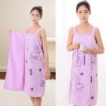 1453A Soft Cotton Bathrobe for Girls & Women || Bath Robe Towel for Women ||Quick Dry Dress Towel for Ladies. 