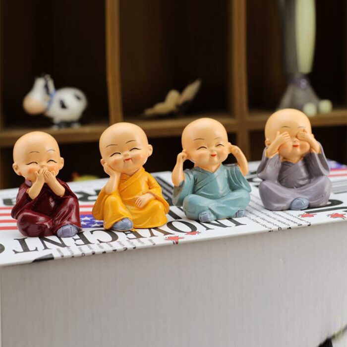 Baby Buddha 4Pc And Show Piece Used For House, Office And Official Decorations Etc. - Image 7