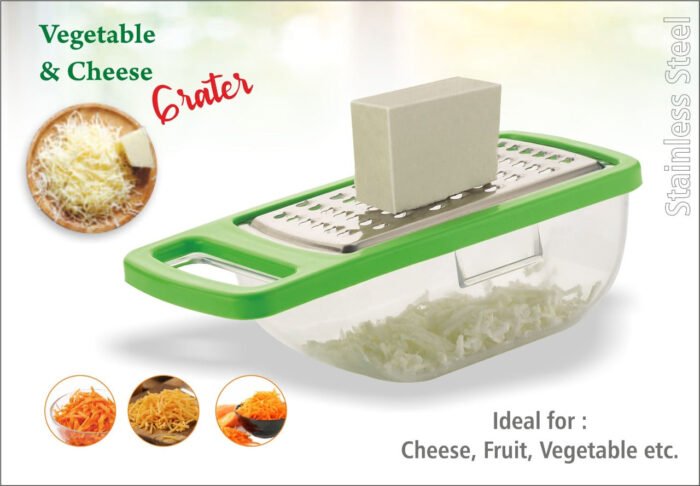 0660  Cheese Grater/Slicer/Chopper With Stainless Steel Blades