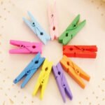 1490 Multipurpose Wooden Clips /Cloth Pegs (Large, 500 Pcs)