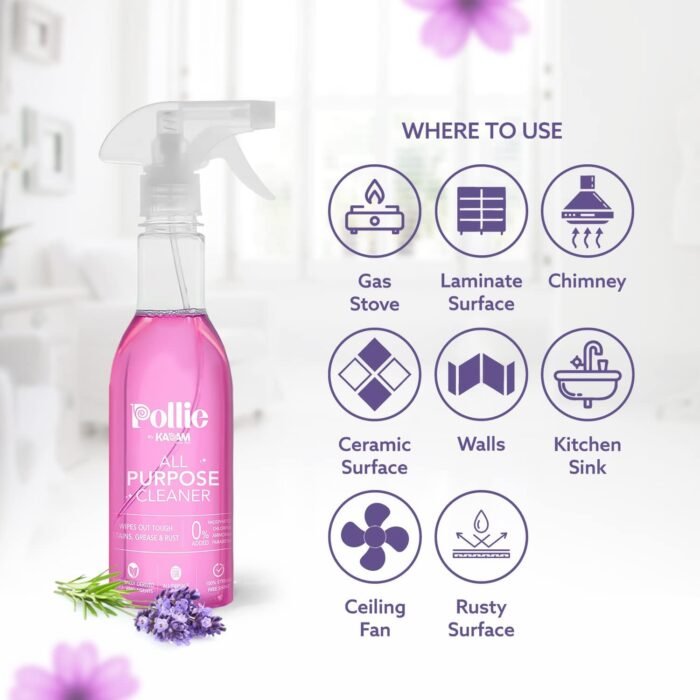 All Purpose Cleaner | Kills 99.9% Germs | Cleans Tough Stains, Grease And Rust On Gas Stove, Chimney, Kitchen Sinks, Walls, Rusty Surfaces (400 Ml) - Image 7