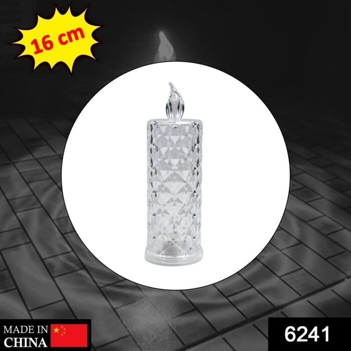 6241 Rose Candles for Home Decoration, Crystal Candle Lights