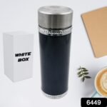 Stainless Steel Water Bottle For Men Women Kids | Thermos Flask | Reusable Leak-Proof Thermos Steel For Home Office Gym Fridge Travelling 380 Ml Approx - Image 2