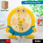 Portable Cute Mini USB Electric Fan for Kids - Safe, Fun, and Energy-Efficient