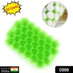 Vibrant Silicone Ice Cube Trays - 32-Cavity, Flexible and BPA-Free for Effortless Release and Multi-Use Freezing - Image 2