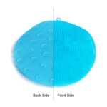 6210 Shower Foot Scrubber Brush with Suction, Acupressure Foot Mat