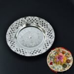 2495-Silver-Plated-Swastik-Pooja-Thali-Set-Glossy-Puja-Thali