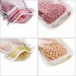 0855 Plastics Transparent Jar Shaped Stand-up Pouch With Zipper