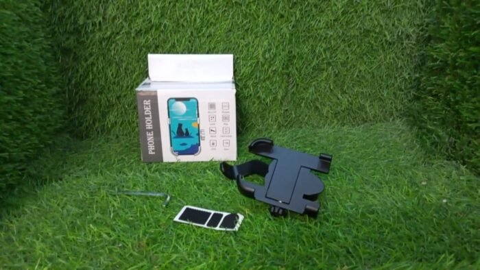Mobile Phone Holder With Easy Adjustable Rear View Mirror Mount Solid Metal Cradle Stand Suitable For Bike & Mobile Phones - Image 8