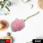 Long Handle Shower Puff Pouf Sponge Exfoliating Mesh Brush Scrubber,Bath Loofah Bath Scrubber For Body Shower Loofah Brushes, Body Bath Brush For Women And Men, Bathroom Shower Accessories (Mix 1 Pc)